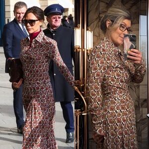 2 piece Victoria Beckham Silk Blouse and Skirt set